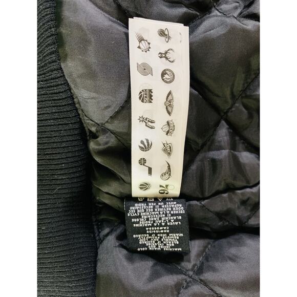 Ultra Game OKC NBA Varsity Jacket Men's Medium Embroidered Logo Quilted Lining - Picture 13 of 14